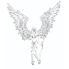 fantasy girl angel daemon dark