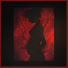 painting woman pregnant maternity