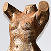torso woman bronze
