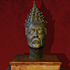 sculpture head woman queen authority babel-tower zigourat