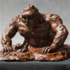 sculpture golem earth mud clay monster