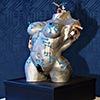 sculpture torsi woman trans-humanism plugs electronics