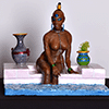 harem woman slave pool bath
