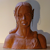 sculpture woman girl hybrid reptile serpent